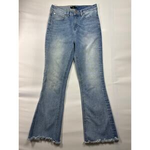 Volcom Women's High Rise Stoney Kick Flare Ankle Denim Jeans - Size 28 (27x26.5)